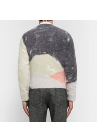 Prada Printed Angora Blend Sweater