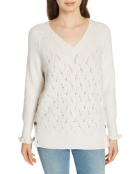 Rebecca Taylor Side Button Sweater