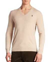 Polo Ralph Lauren Slim Fit V Neck Sweater
