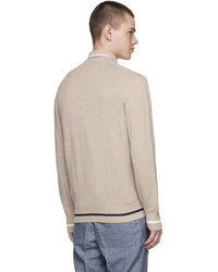 Brunello Cucinelli Tan Cotton Sweater