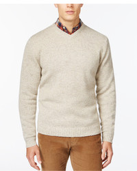 Weatherproof Vintage V Neck Wool Sweater