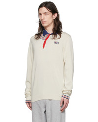 Y/Project White Fila Edition Double Collar Sweater
