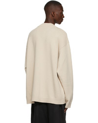 Balenciaga Wool Flatground V Neck Sweater