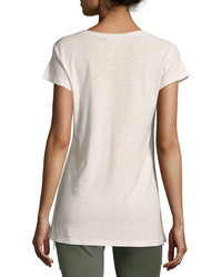 James Perse V Neck Jersey Tee