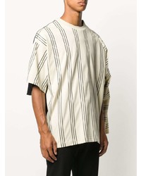 Y/Project Layered Stripe Print T Shirt