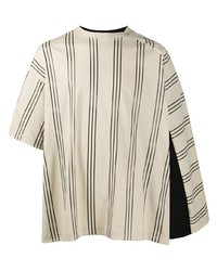 Y/Project Layered Stripe Print T Shirt
