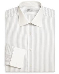 Charvet Regular Fit Striped Cotton Dress Shirt