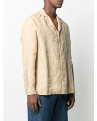 Jacquemus Stripe Embroidered Buttoned Shirt