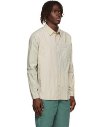 Ps By Paul Smith Off White Mix Up Stripe Shirt