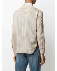 Saint Laurent Striped Cotton Shirt