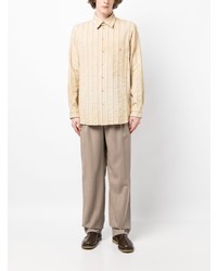 Uma Wang Striped Cotton Shirt
