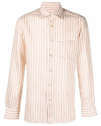 Kiton Striped Linen Shirt