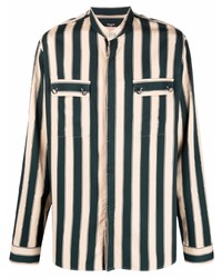 Balmain Striped Long Sleeve Shirt