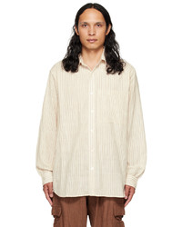 Karu Research White Striped Shirt