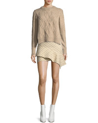 Isabel Marant Kimura Pinstriped Flannel Mini Skirt