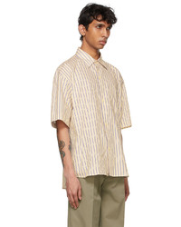 mfpen Beige Input Short Sleeve Shirt