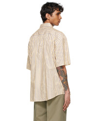 mfpen Beige Input Short Sleeve Shirt