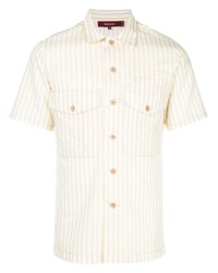 Sies Marjan Dean Striped Cotton Double Pocket Ss Shirt