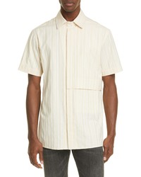 1017 Alyx 9Sm Edge Stripe Logo Jacquard Cotton Shirt