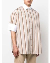 Raf Simons Oversize Stripe Print Shirt