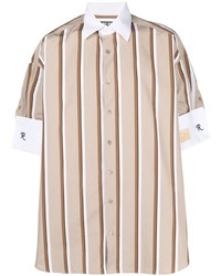 Raf Simons Oversize Stripe Print Shirt