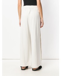 Y-3 Striped Wide Leg Casual Trousers
