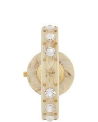 Gucci Off White Vintage Web Resin Watch