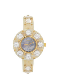Gucci Off White Vintage Web Resin Watch