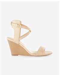 Express Strappy Low Wedge Sandal