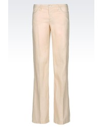 Armani Jeans Palazzo Pants In Linen