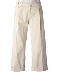 Douuod Cropped Wide Leg Trousers