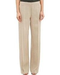 Theory Grinetta Wide Leg Trousers Nude