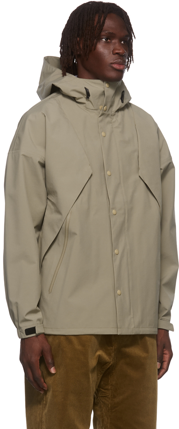 Gramicci Beige 3 Layer Big Flap Jacket, $465 | SSENSE | Lookastic