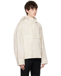 Solid Homme Beige Hooded Jacket