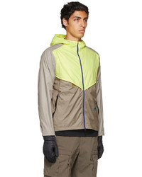 Nike Beige Yellow Windrunner Jacket