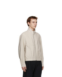 Lemaire Grey Light Wool Glazed Jacket