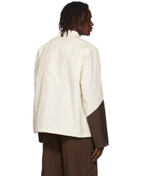 Jil Sander Off White Cotton Jacket