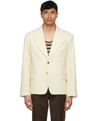 Second/Layer Off White Single Breasted Blazer