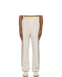 Lemaire Beige Elasticated Trousers