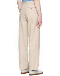 Sunflower Beige Polyester Trousers