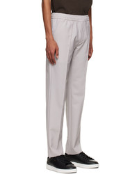 Axel Arigato Gray Wool Polyester Trousers