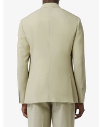Burberry Slim Fit Press Stud Wool Tailored Jacket