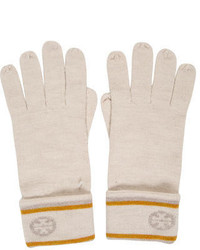 Tory Burch Logo Embellished Wool Gloves W Tags