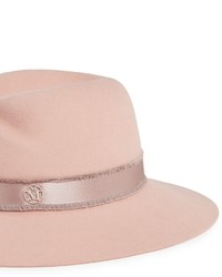 Maison Michel Virginie Rabbit Furfelt Fedora Hat