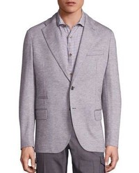 Eleventy Modern Fit Cotton Wool Jacket