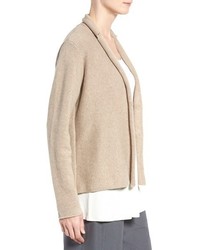 Eileen Fisher Recycled Cashmere Merino Wool Sweater Jacket