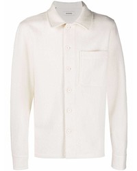 Sandro Virgin Wool Long Sleeve Shirt