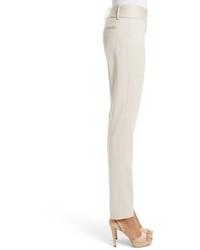 Alice + Olivia Cadence Ankle Zip Wool Trousers