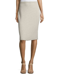 Eileen Fisher Washable Wool Crepe Pencil Skirt