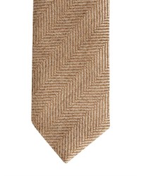 Mathieu Jerome Herringbone Weave Wool Tie